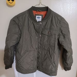 Old navy olive and orange boys jacket size xs/PT or size 5